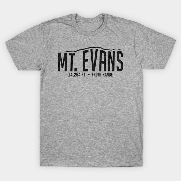 Mt Evans Colorado T-Shirt by zealology